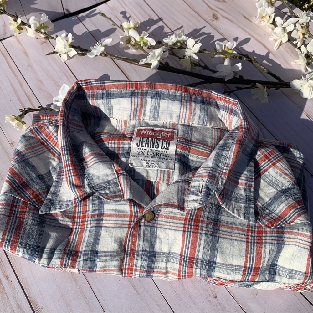 Wrangler Jeans Button Down Shirt XXL